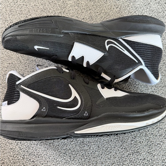 Nike Other - Nike Kyrie Low 5 TB Promo Basketball Shoes Black/White-White Mens 13.5